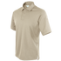 The Condor Short Sleeve Performance Tactical Polo features a light tan color, collar with three buttons, and discreet internal logo—perfect for first responders or law enforcement who need comfort and style.