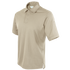 The Condor Short Sleeve Performance Tactical Polo features a light tan color, collar with three buttons, and discreet internal logo—perfect for first responders or law enforcement who need comfort and style.