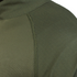 Close-up of the Condor Long Sleeve Combat Shirt shows two olive green fabrics—fine mesh and solid—joined by a visible seam.