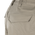 Close-up view of the back pocket area of Condor Scout Shorts in light khaki, featuring visible stitching and belt loops.