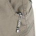A metal pen with a clip is secured in the front pocket of Condor Scout Shorts in light brown, ready for use by a first responder.