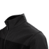 A close-up view of the Condor Bravo Fleece Jacket in black, featuring a high collar and zip-up design, perfect for EDC enthusiasts, shown from the chest up against a plain background.