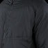 Close-up of the Condor Nimbus Light Loft Jacket (SALE), a black tactical puffer with visible zipper and quilted stitching, shown on an unidentified person.
