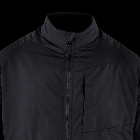 The Condor Nimbus Light Loft Jacket | SALE is a black tactical zip-up with a high collar and chest pocket, shown from the front against a plain background.