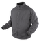 The Condor Nimbus Light Loft Jacket, in gray, features a zip-up front, long sleeves, and high collar with a clean look and no visible branding. Displayed on a featureless mannequin. Now on SALE.
