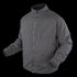 The Condor Nimbus Light Loft Jacket, in gray, features a zip-up front, long sleeves, and high collar with a clean look and no visible branding. Displayed on a featureless mannequin. Now on SALE.
