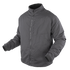 The Condor Nimbus Light Loft Jacket, in gray, features a zip-up front, long sleeves, and high collar with a clean look and no visible branding. Displayed on a featureless mannequin. Now on SALE.