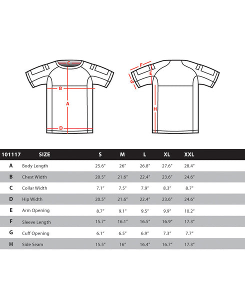 Trident Short Sleeve Battle Top