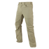 The Condor Cipher Pants are khaki straight-leg trousers with front and back pockets, designed for bushcraft enthusiasts and shown against a white background.
