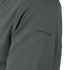 Close-up of the Condor Long Sleeve Performance Tactical Polo in dark gray, highlighting its textured fabric and a small horizontal pocket or pen slot near the shoulder.