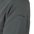 Close-up of the Condor Long Sleeve Performance Tactical Polo in dark gray, highlighting its textured fabric and a small horizontal pocket or pen slot near the shoulder.