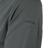 Close-up of the Condor Long Sleeve Performance Tactical Polo in dark gray, highlighting its textured fabric and a small horizontal pocket or pen slot near the shoulder.