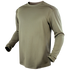 The Condor Maxfort Long Sleeve Training Top in olive drab, shown on a mannequin, is perfect for bushcraft or EDC fans who want dependable basics.