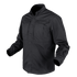 The Condor Tac-Pro Shirt | SALE is a black, long-sleeve, button-up tactical shirt with two chest pockets, shown on an invisible mannequin against a white background.