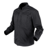 The Condor Tac-Pro Shirt | SALE is a black, long-sleeve, button-up tactical shirt with two chest pockets, shown on an invisible mannequin against a white background.