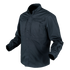 The Tac-Pro Shirt by Condor, a dark tactical long-sleeve button-up with a collar and two chest pockets, is shown on a white background.