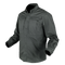 The Condor Tac-Pro Shirt | SALE is a long-sleeve, button-up dark gray tactical shirt with two chest pockets, shown on a plain background.