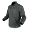 The Condor Tac-Pro Shirt | SALE is a long-sleeve, button-up dark gray tactical shirt with two chest pockets, shown on a plain background.