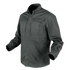 The Condor Tac-Pro Shirt | SALE is a long-sleeve, button-up dark gray tactical shirt with two chest pockets, shown on a plain background.