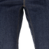 Close-up view of the inner thigh and crotch area of Cipher Jeans by Condor in dark blue denim with yellow stitching, popular among Military and Law Enforcement for their durability.