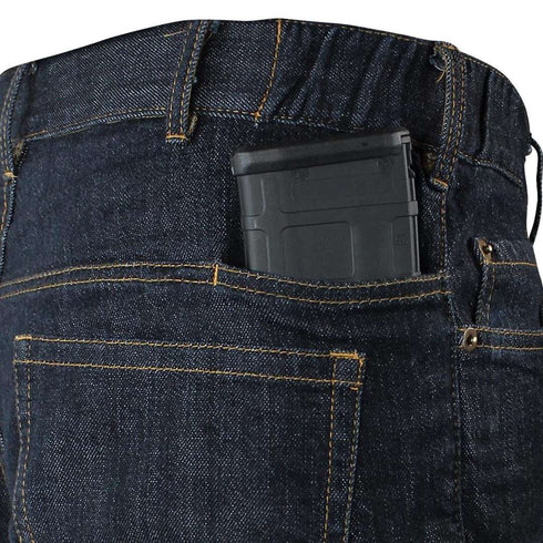 A black tactical magazine is partially visible in the back pocket of Condor Cipher Jeans (SALE).