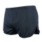 Condor Running Shorts in dark navy feature an elastic waistband, side slit, and athletic design, shown from the back.