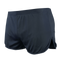 Condor Running Shorts in dark navy feature an elastic waistband, side slit, and athletic design, shown from the back.