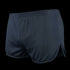 Condor Running Shorts in dark navy feature an elastic waistband, side slit, and athletic design, shown from the back.