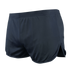 Condor Running Shorts in dark navy feature an elastic waistband, side slit, and athletic design, shown from the back.