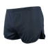 Condor Running Shorts in dark navy feature an elastic waistband, side slit, and athletic design, shown from the back.