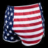 Condor Running Shorts with a tactical athletic fit, showcasing an American flag design with white stars on a blue background and red and white stripes.