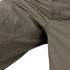 Close-up of Condor Maverick Shorts in brown, highlighting visible seams and stitching on the crotch and upper thigh area.
