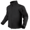 The Condor Westpac Softshell Jacket features a front zipper, high collar, zippered sleeve pocket, and adjustable cuffs—perfect for law enforcement or first responders who need style and function. Shown on an invisible mannequin.