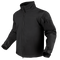 The Condor Westpac Softshell Jacket features a front zipper, high collar, zippered sleeve pocket, and adjustable cuffs—perfect for law enforcement or first responders who need style and function. Shown on an invisible mannequin.