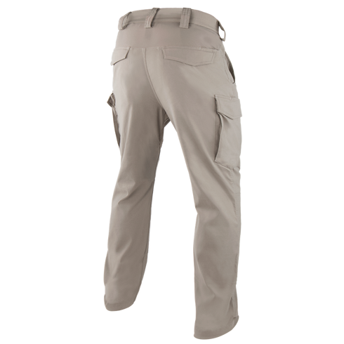 Condor Patrol ADF Pants in khaki, shown from the back with side and rear flap pockets, belt loops, and straight-cut legs.