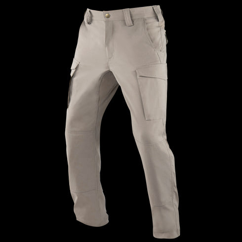 The Condor Patrol ADF Pants are tactical beige cargo pants featuring multiple pockets, belt loops, and a button closure, showcased on a plain background.