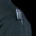 A close-up of a pen clipped into the shoulder pocket of the Condor Womens Short Sleeve Performance Tactical Polo, worn by a first responder.