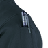 A black pen is clipped into the sleeve pocket of a Condor Women's Short Sleeve Performance Tactical Polo, featuring a dark, textured design.