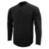 The Condor Trident Long Sleeve Battle Top features a black half-zip front, stand-up collar, and upper left sleeve patch area, shown on a plain background.