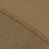 Close-up of two overlapping sections of the Condor Trident Long Sleeve Battle Top in brown, showing visible stitching and contrasting textures—one ribbed, one smooth.