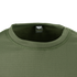 Close-up of the Condor Base II Crew Pullover in olive green, featuring a crew neck with a visible inside collar label. Ideal for law enforcement or shooting range use.