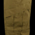 Close-up of Condor Cadet Class C Uniform Pants in khaki, showing a large, diagonal flap pocket—ideal for EDC or law enforcement use.