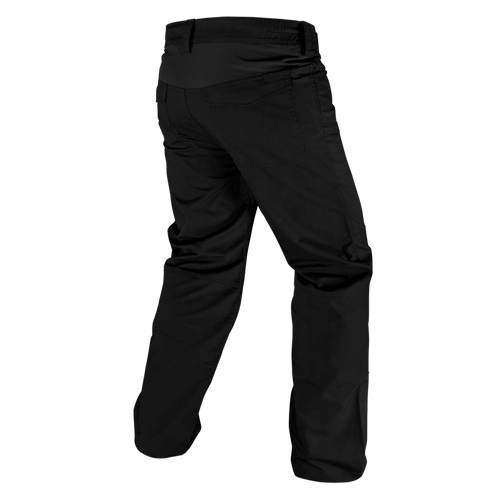 The Odyssey Pants Gen III by Condor are black tactical pants shown from the back, featuring straight legs and visible seam details.