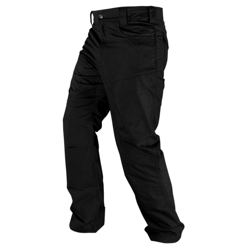 The Condor Odyssey Pants Gen III in black are tactical cargo pants with multiple pockets, displayed on a white background.
