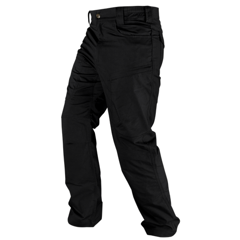 The Condor Odyssey Pants Gen III in black are tactical cargo pants with multiple pockets, displayed on a white background.
