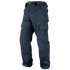 Condor Mens Protector EMS Pants in navy blue feature multiple pockets, belt loops, and a visible zipper on one pocket, shown against a white background.
