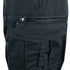 Close-up of Condor Mens Protector EMS Pants in black, highlighting a horizontal zippered pocket above a flap pocket.