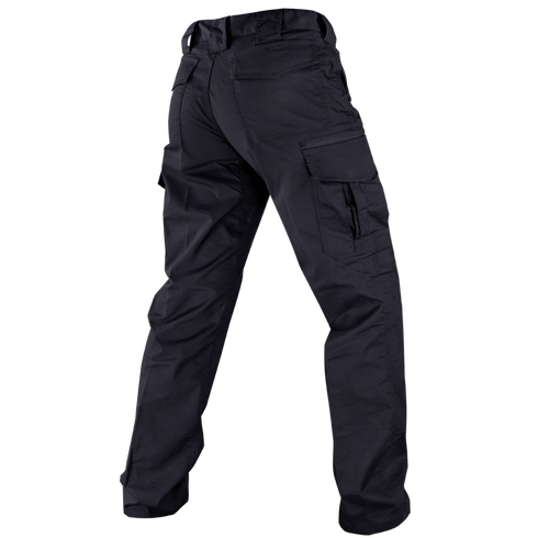 The Condor Women's Protector EMS Pants are shown from the back, highlighting multiple pockets and a straight-leg fit against a plain white background.