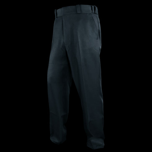A pair of Condor Mens Class B Uniform Pants in black with belt loops, displayed against a white background.