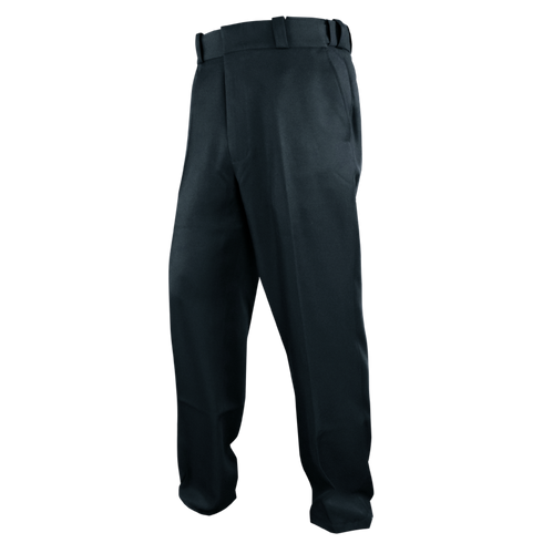 A pair of Condor Mens Class B Uniform Pants in black with belt loops, displayed against a white background.